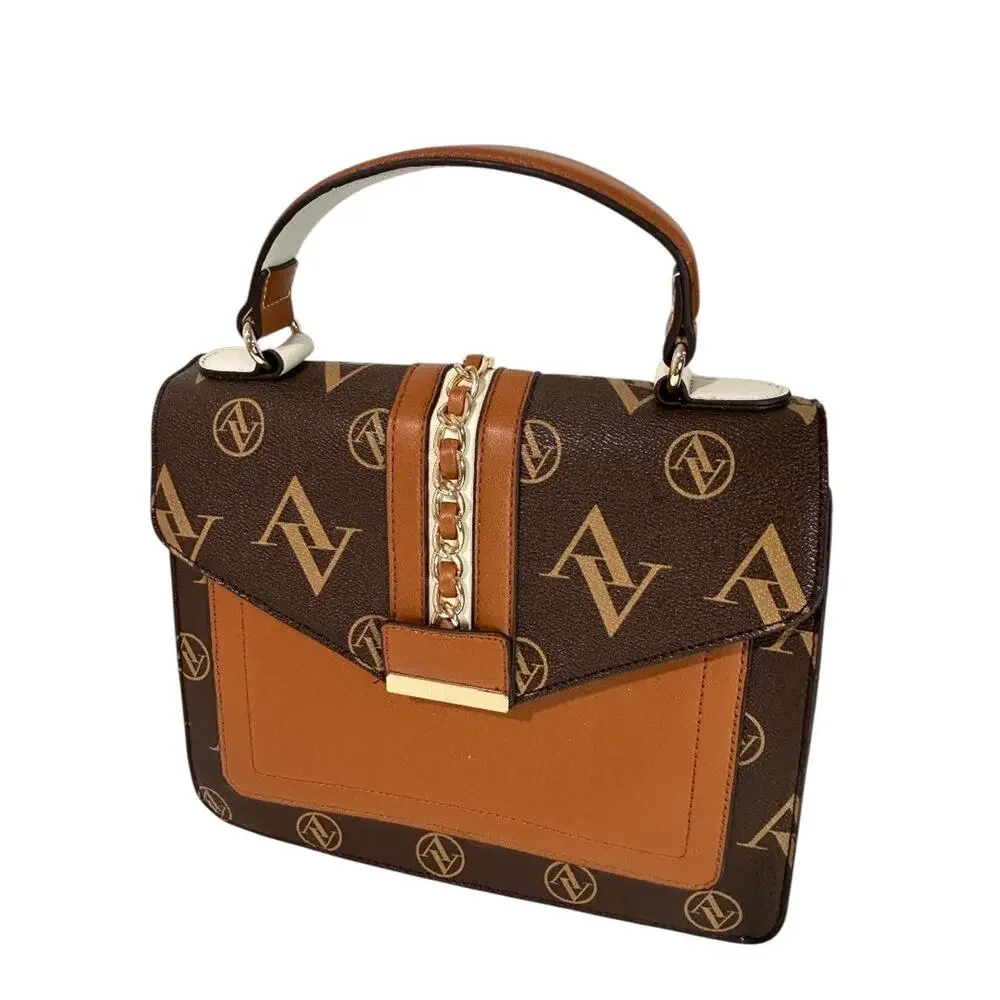 Adrienne Vittadini Top Handle Satchel‎ Bag Removable Shoulder Strap